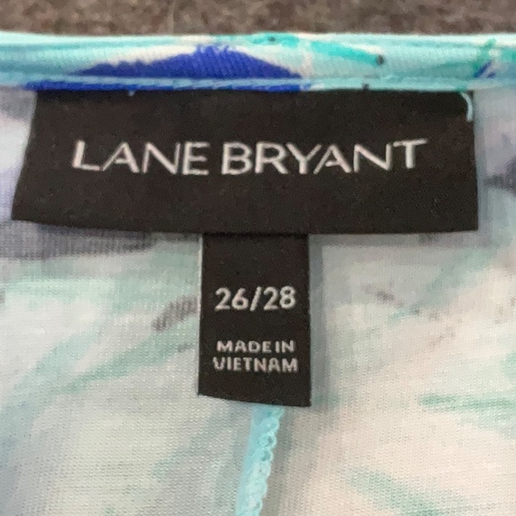 Lane Bryant Surplice V-Neck Smocked-Waist Jersey Midi Dress Plus Size 26 / 28 - Picture 8 of 9